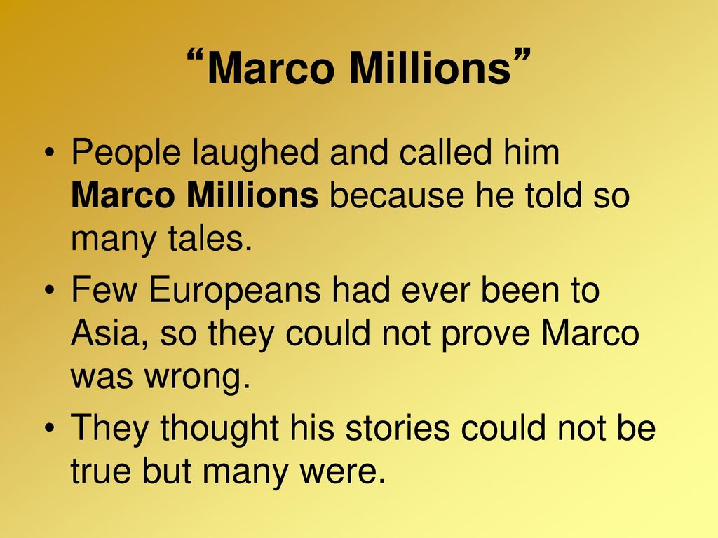 Marco polo slides 2025